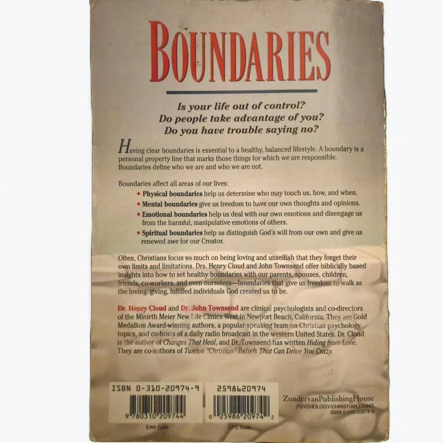 Boundaries - Henry Cloud & John Townsend