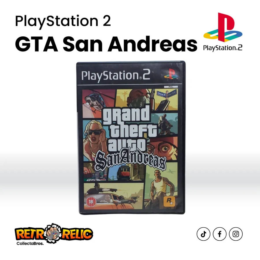 Grand Theft Auto: San Andreas PlayStation Two (PS2) videogame - Pre-Owned
