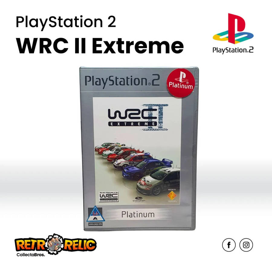 WRC II Extreme Platinum PlayStation Two (PS2) videogame - Pre-Owned