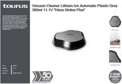 TAURUS  Automatic Vacuum Cleaner