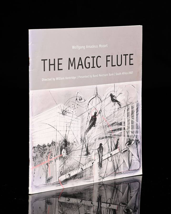 William Kentridge: The Magic Flute Opera Programme (with ticket stub)