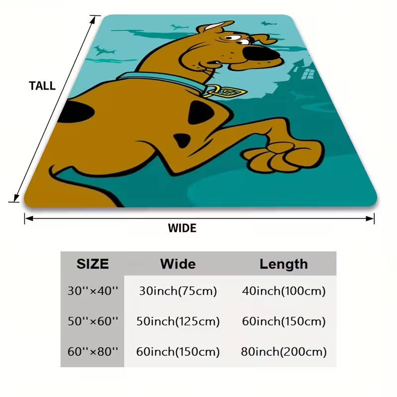 1 Wb Scooby-Doo Plush Blanket 150*200cm