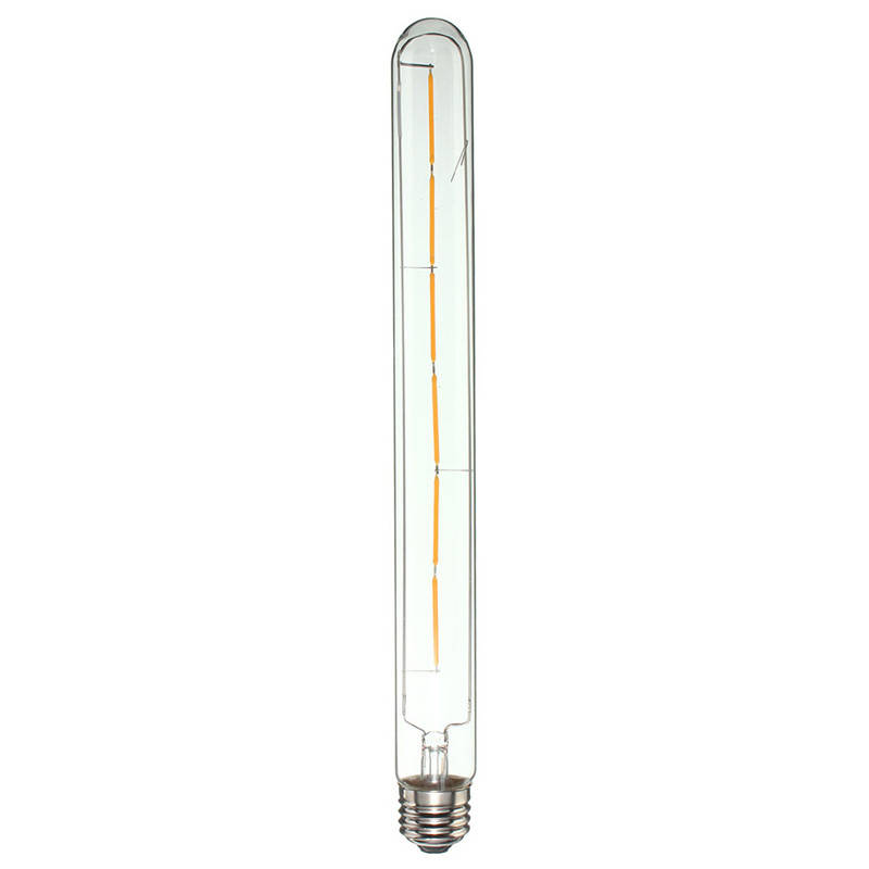 Dimmable 300mm T30 E27 E26 6W Warm White COB Retro Edison Light Lamp Bulb AC110V AC220V