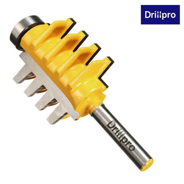 Drillpro 1/4 Inch Shank Router Bit Reversible Joint Cutter
