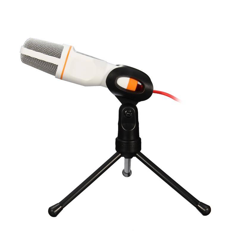 Universal Noise Cancelling HD 3.5mm Microphone with Tripod Stand for Xiaomi iPhone Samsung PC Laptop