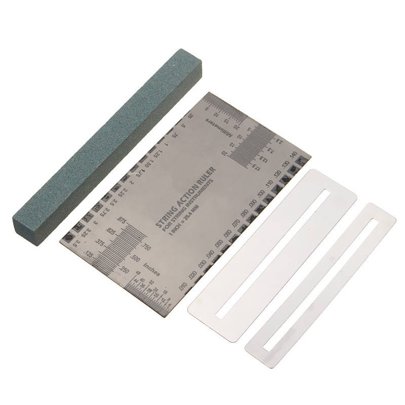 Guitar String Action Ruler Fret Protector Guards Sanding Polish Luthier Tool