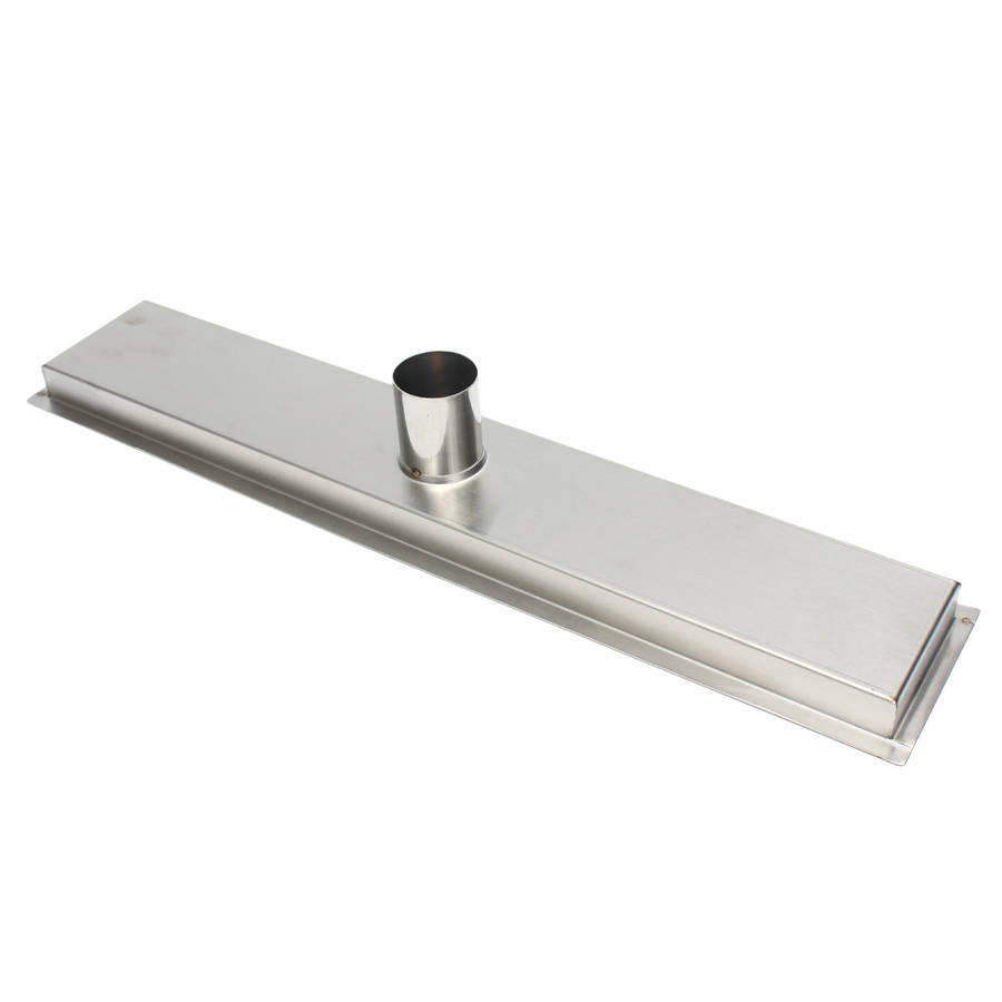 Stainless Steel Wetroom Linear Shower Drain Long Floor Drain 50x10x2.3cm