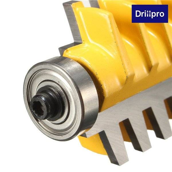 Drillpro 1/4 Inch Shank Router Bit Reversible Joint Cutter
