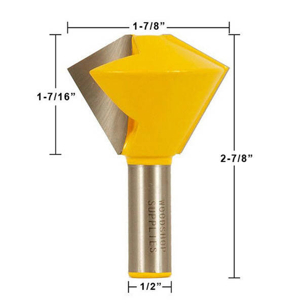 1/2 Inch Shank Router Bit Wood Milling Woodworking Cutter