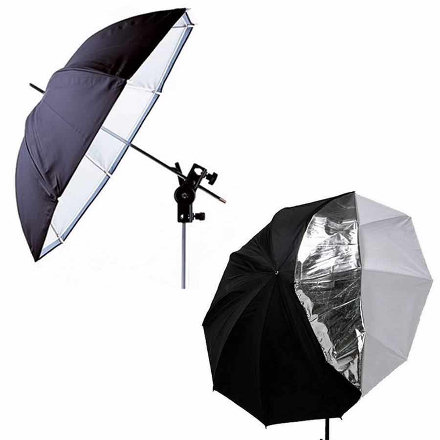 33 Inch Photography Studio Umbrella Double Layer Reflective Translucent