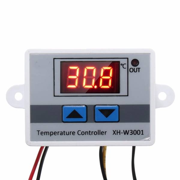3pcs XH-W3001 220V 10A Digital Display LED Temperature Controller With Thermostat Control Switch Pro