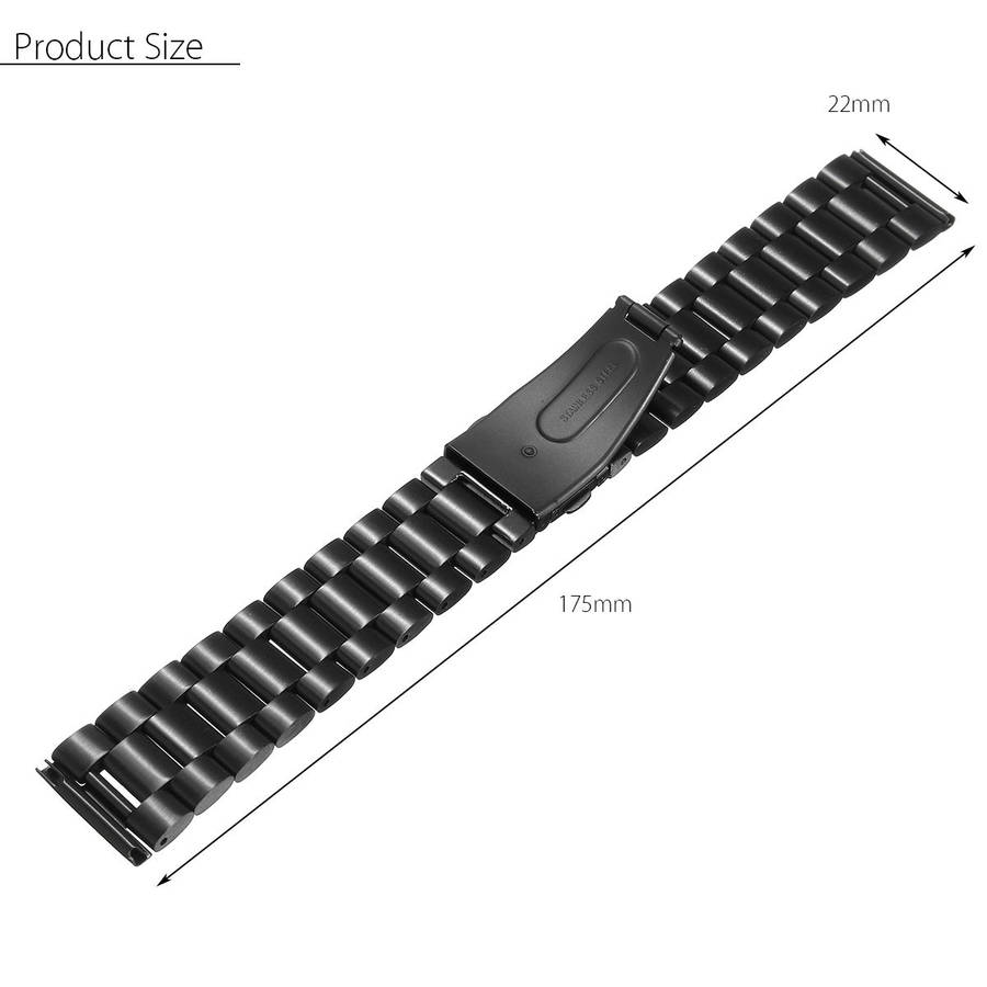 Stainless Steel Wrist Strap Watch Band 22mm With Replacement Tools For Samsung Gear S3