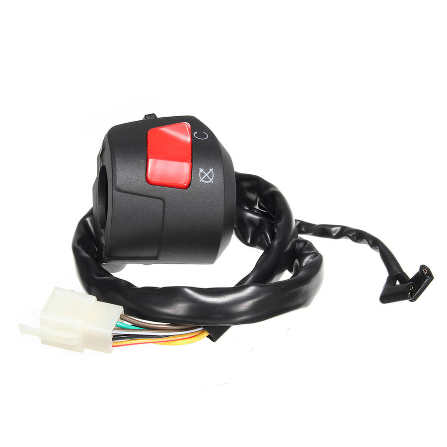 Universal 7/8inch Motorcycle Handlebar Horn Turn Signal Light Control Switch