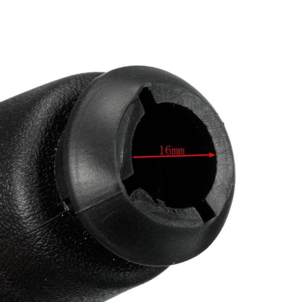 Black Leather Gear Knob Shifter For RENAULT CLIO MK3 3 III MEGANE MK2 SCENIC MK2