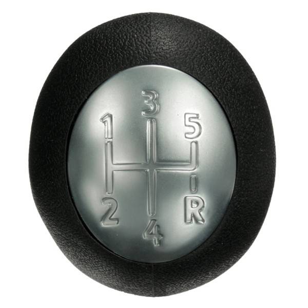 Black Leather Gear Knob Shifter For RENAULT CLIO MK3 3 III MEGANE MK2 SCENIC MK2