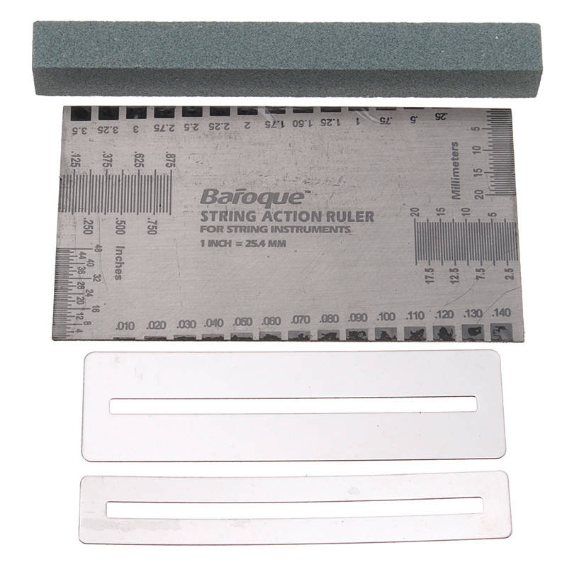Guitar String Action Ruler Fret Protector Guards Sanding Polish Luthier Tool
