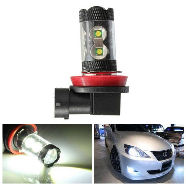 50W HID White H11 XBD LED Driving Fog Light DRL Headlight Bulb