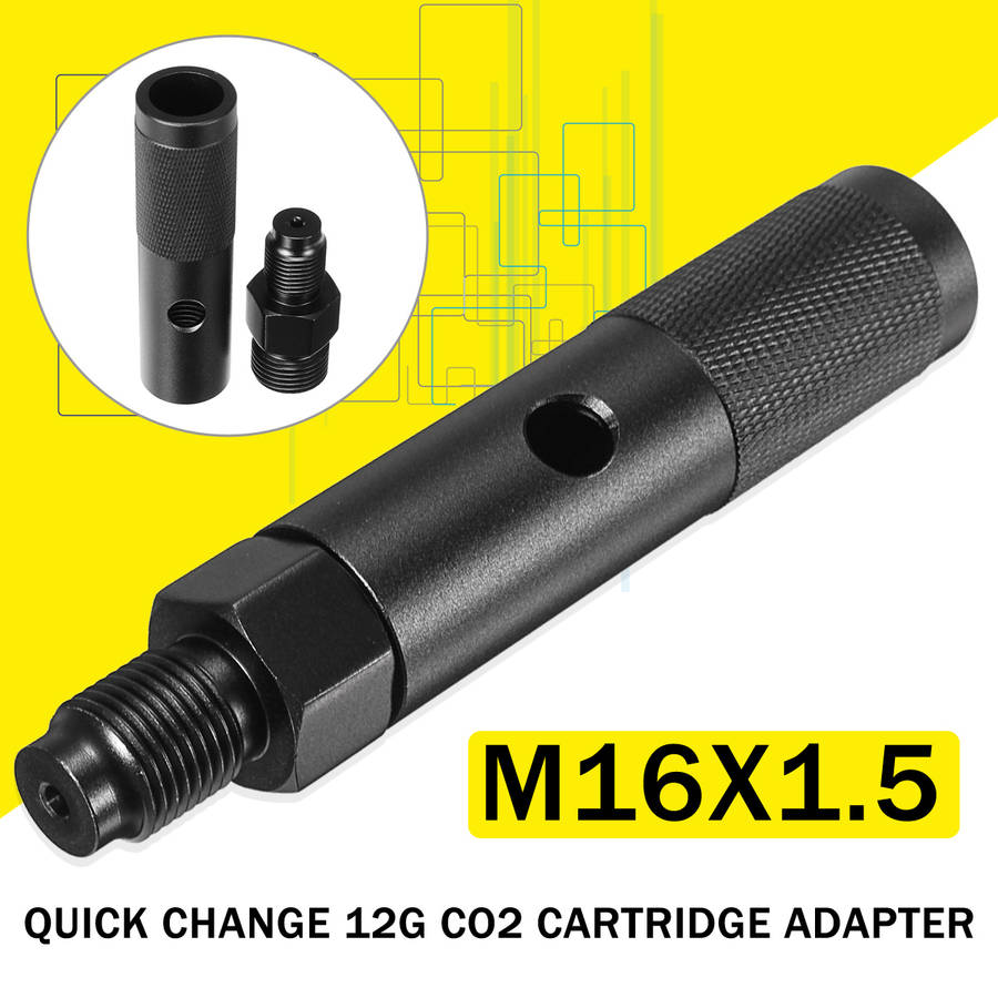 M16x1.5 Thread Quick Change 12g CO2 Valve Cartridge Adapter Machinery Parts