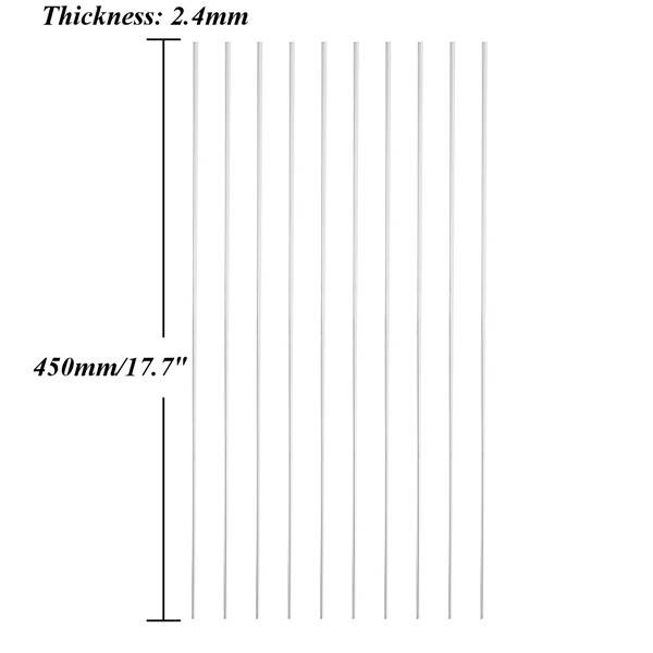 10pcs 2.4mm x 450mm Aluminium Low Temperature Welding Brazing Rods Aluminium Welding Wire