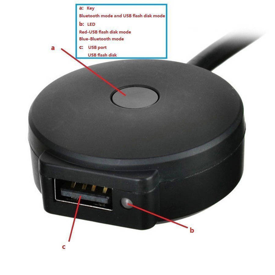 Black Music Interface Bluetooth Adapter Wireless For Benz M MI