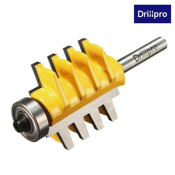 Drillpro 1/4 Inch Shank Router Bit Reversible Joint Cutter