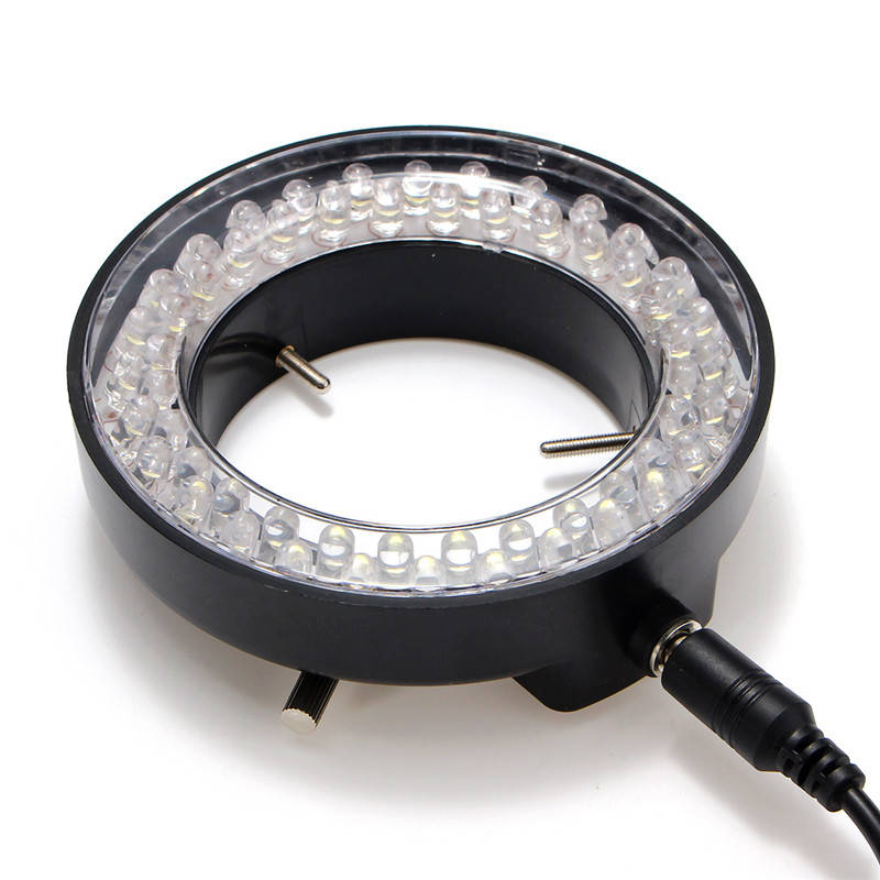 60Pcs LED Adjustable Ring Light illuminator Lamp for Stereo Zoom Microscope US Plug