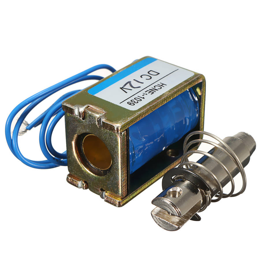 12V 500mA 10mm Electromagnet Solenoid Actuator