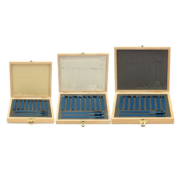 11pcs 8/10/12mm Carbide External Milling Cutting Turning Boring Tool Lathe Tool