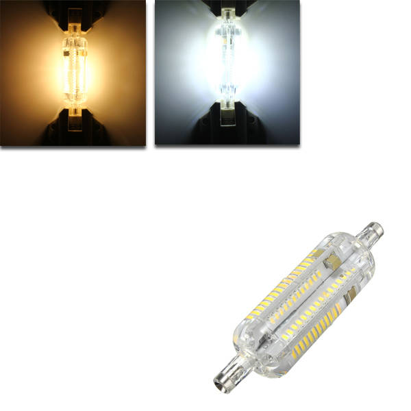 R7S 78mm 104 SMD 3014 5W LED Warm White White LED Light Lamp Bulb AC 220V