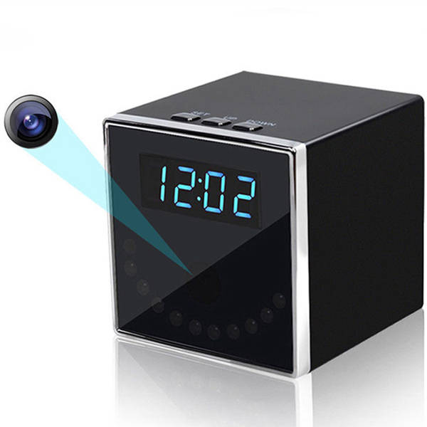 HD 1080P WiFi Wireless Hidden Camera Clock Home Security Camera Night Vision