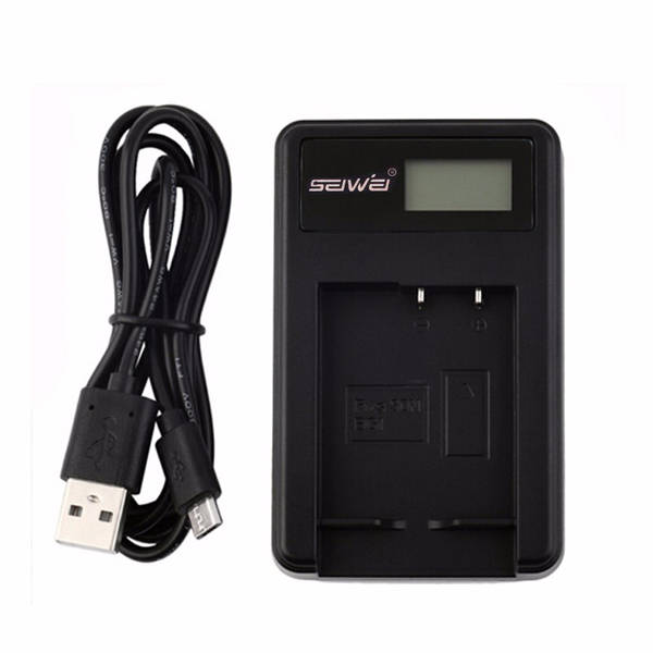 NP-BG1 SLR Digital Camera Battery Charger with LCD Display