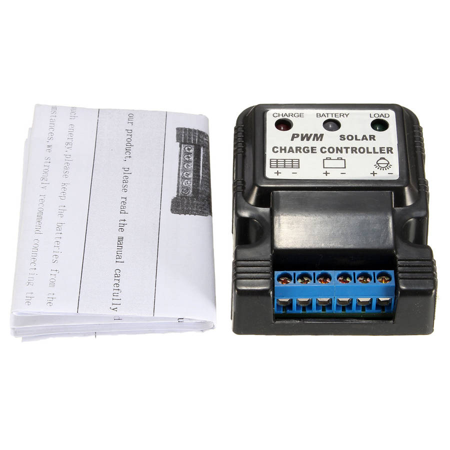 6V/12V 10A PWM Auto Solar Panel Charge Controller Battery Charger Regulator