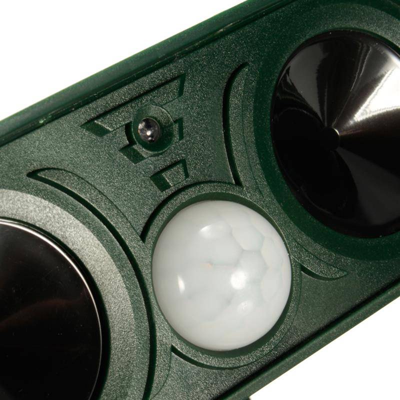 solar ultrasonic animal cat dog repeller