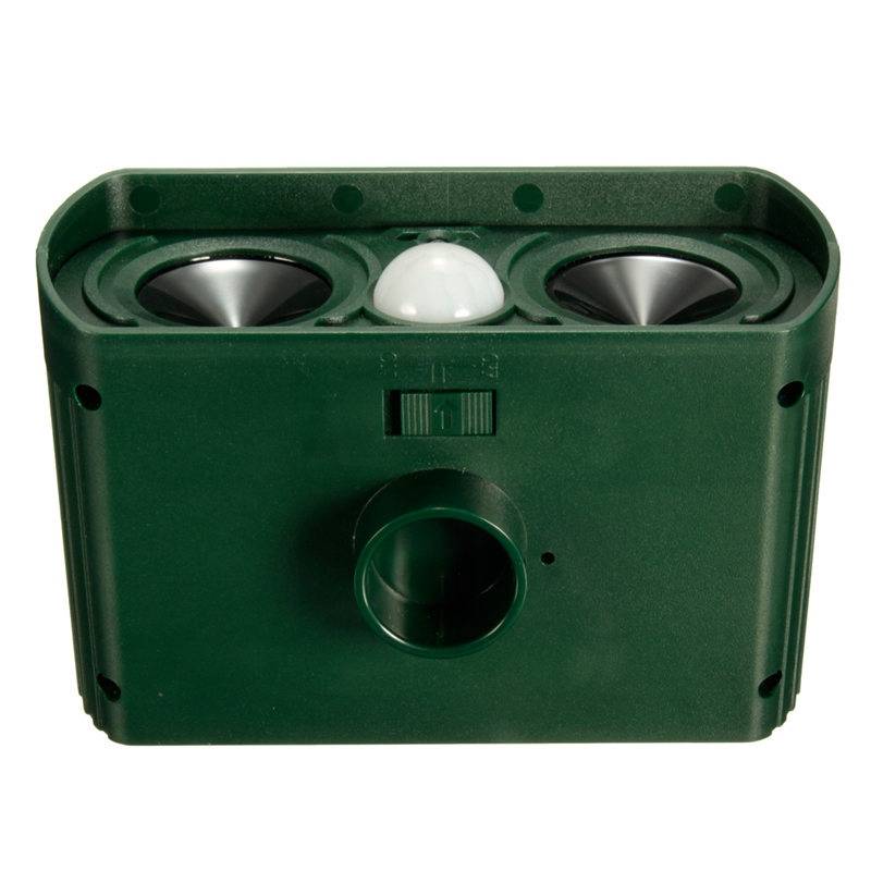 solar ultrasonic animal cat dog repeller