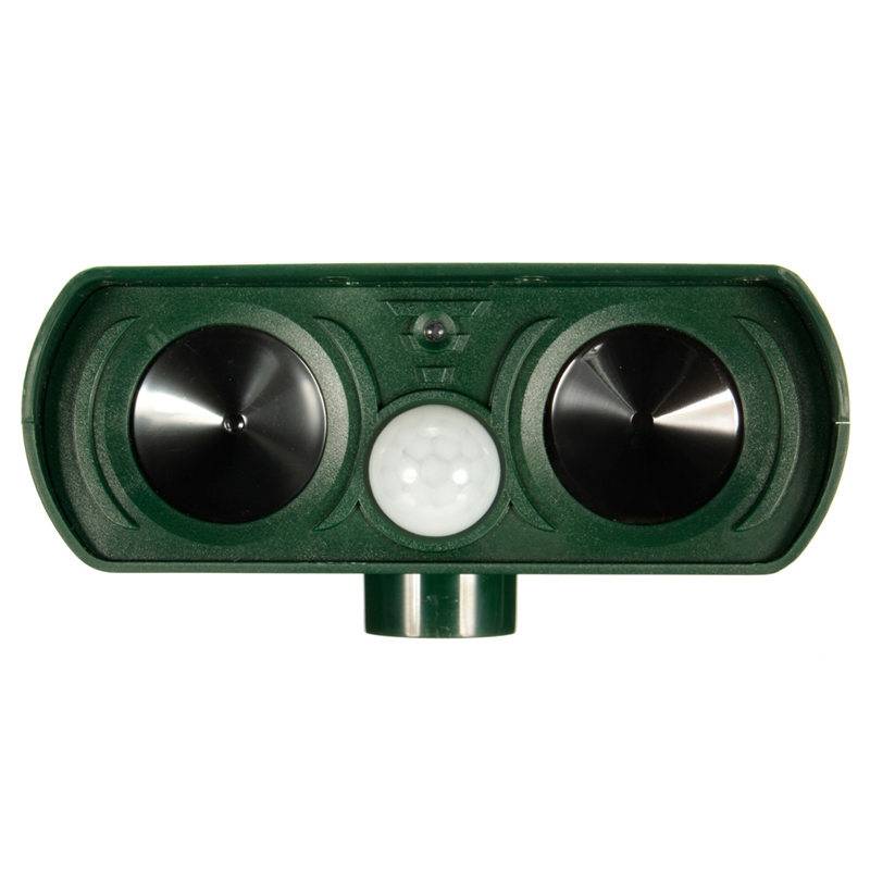 solar ultrasonic animal cat dog repeller