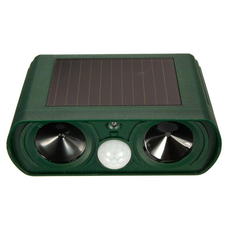 solar ultrasonic animal cat dog repeller
