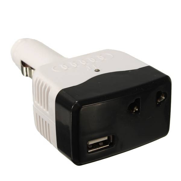 DC 12V to AC 220V Car Charger Power Inverter Adapter Converter w/USB Outlet