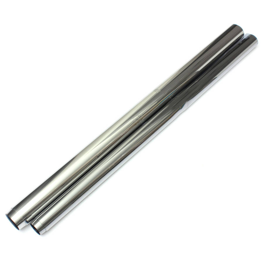 15% 30% 3mx76cm LVT Car Auto Window Glass Tint Film Tinting Roll Silver Mirror