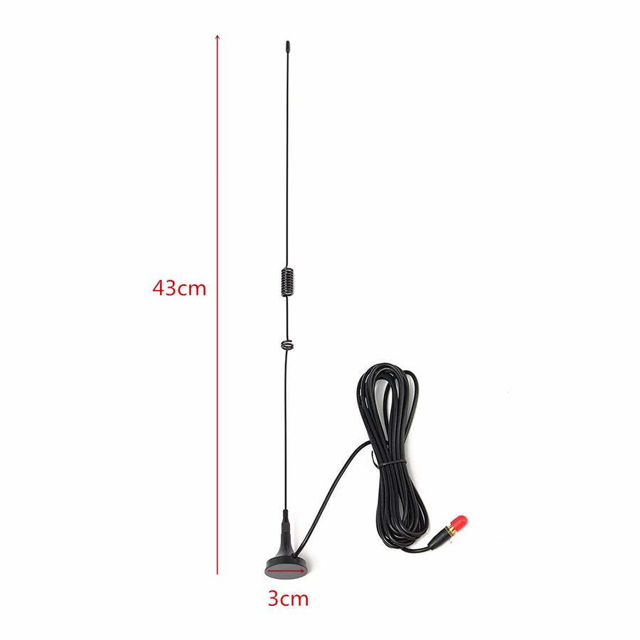 UT106 SMA Female Dual Band Auto 10W Antenne for BAOFENG UV5R/UV5RA/UV5RE HIYG