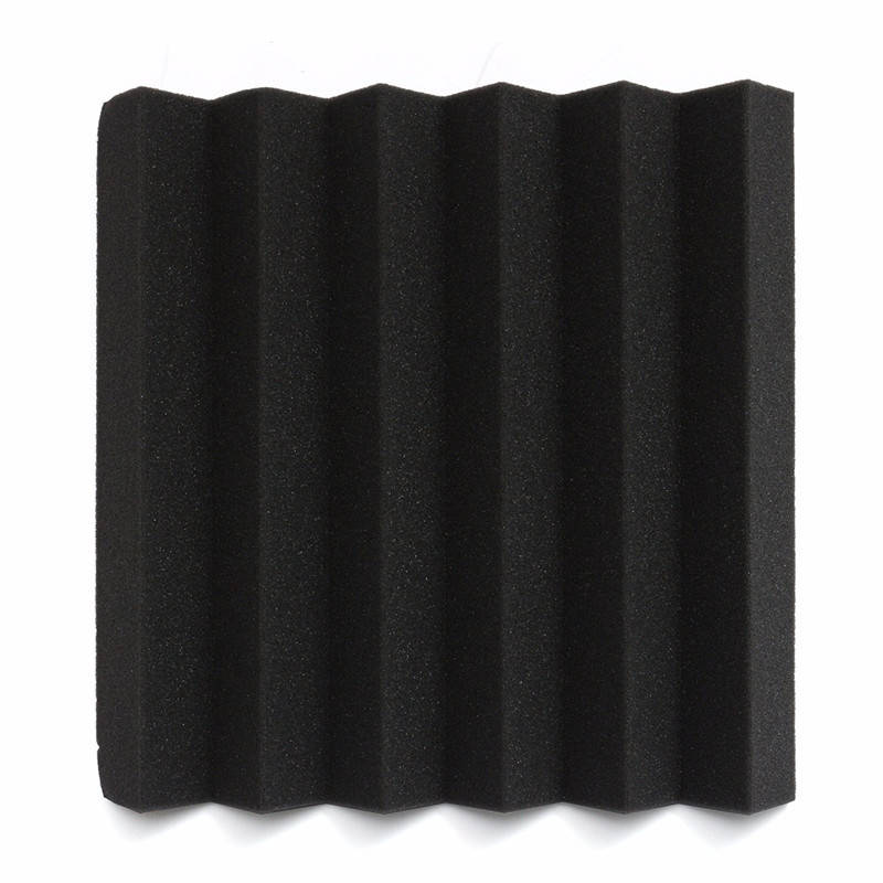 12 Pcs Black Blue Pyramid Acoustic Soundproofing Foam Tile Studio Panel 2"x12"x12"