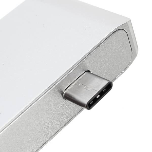 5 In 1 USB 3.1 Type-C To USB 3.0 2 Ports High Speed Hub SD TF Card Reader Support Laptop Charging