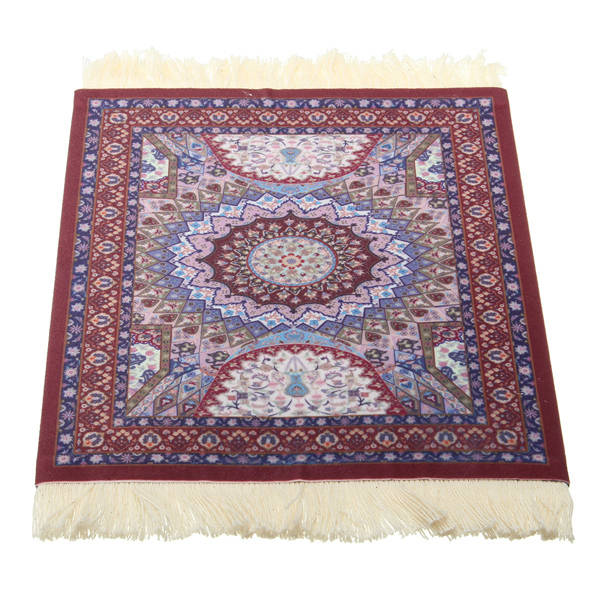 28cmx18cm Purple Crown Bohemia Style Persian Rug Mouse Pad For Desktop PC Laptop Computer