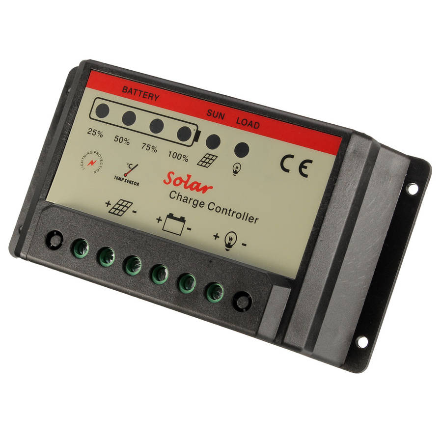 12V/24V 10A PWM Solar Charger Controller Battery Charging Regulator