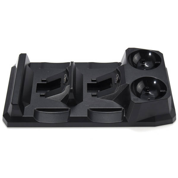 4 In 1 Controller Charger Dock Station Stand For Play Station PS4 PSVR VR Move