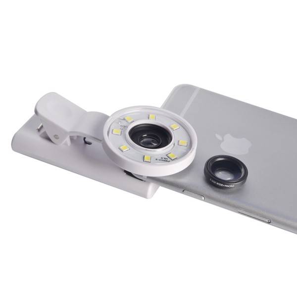 Selfie Fill Light Portable Round Ring Spot Lightt Clip Phone Flash LED Night Flashight for Smartphon