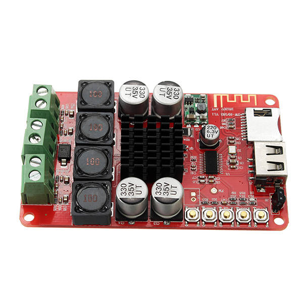 SANWU HF183 TPA3116 2X50W Digital Wireless Bluetooth Receiver Module Amplifier Board U Disk TF Car