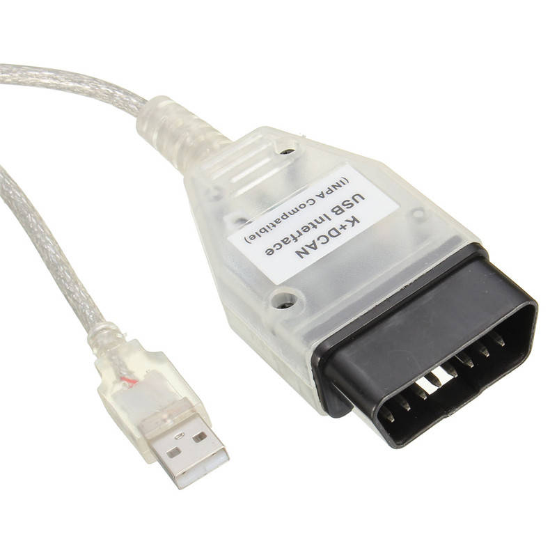 INPA Ediabas K+D-CAN DCAN USB Interface OBD2 EOBD Diagnostic Tool Cable for BMW