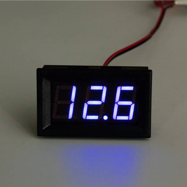 3~30V DC 0.4 Inch Voltmeter Board LED Amp Digital Volt Meter Gauge