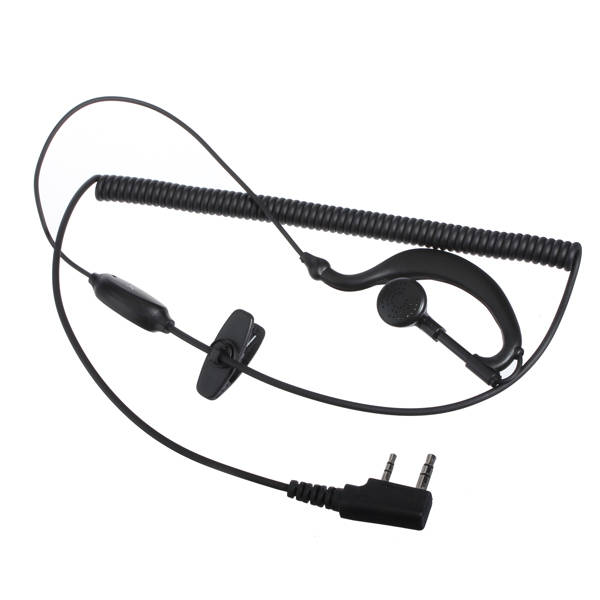 Mic Headset Ear hook Earphone For Radio Walkie Talkies