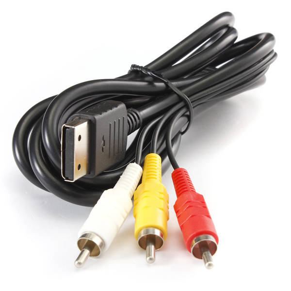 RCA AV A/V for Sega Dreamcast Stereo Audio Video TV Adapter Cable